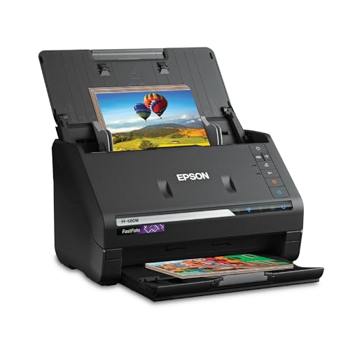 Black Wireless Photo and Document Scanning System E69829