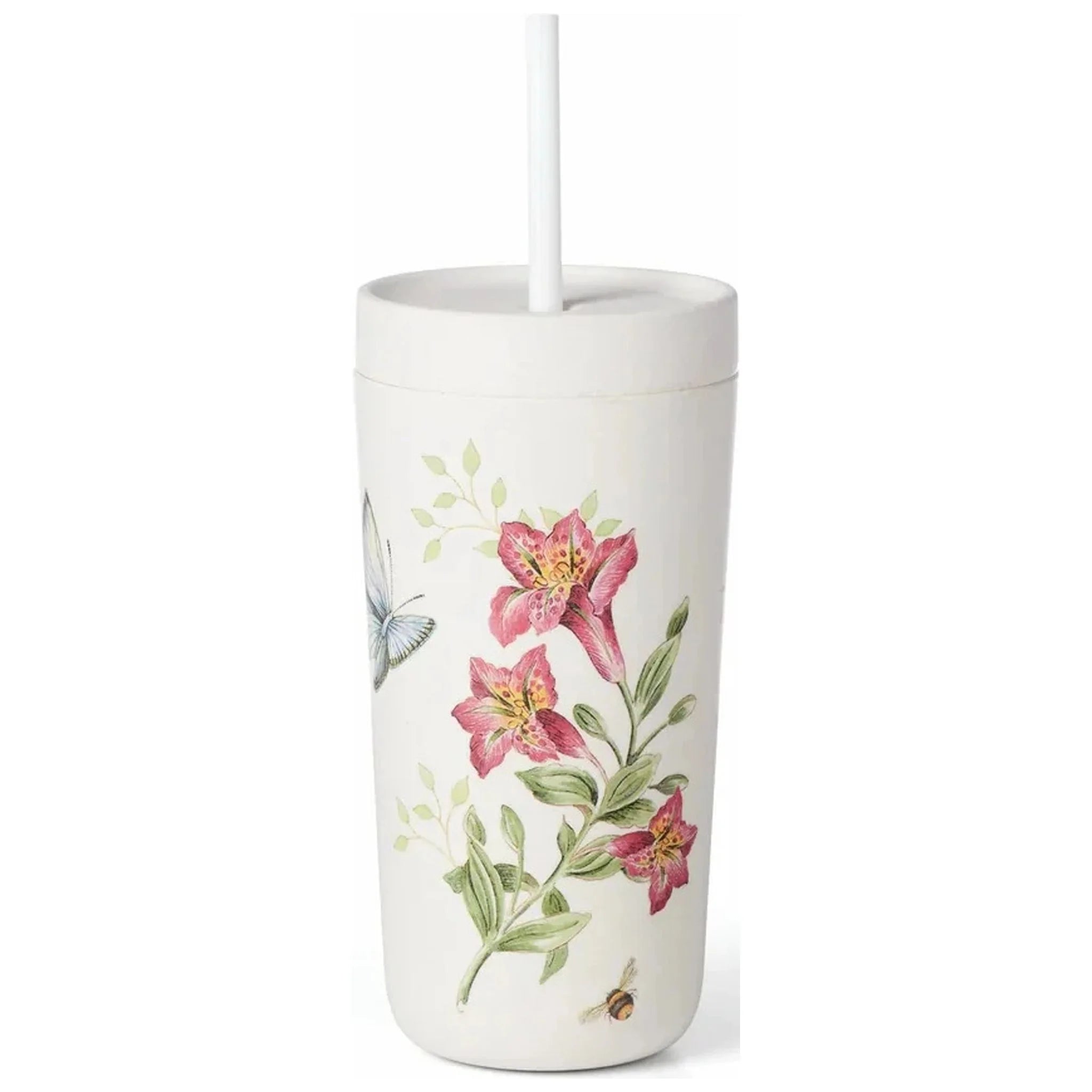 Bamboo Tumbler With Straw S1768