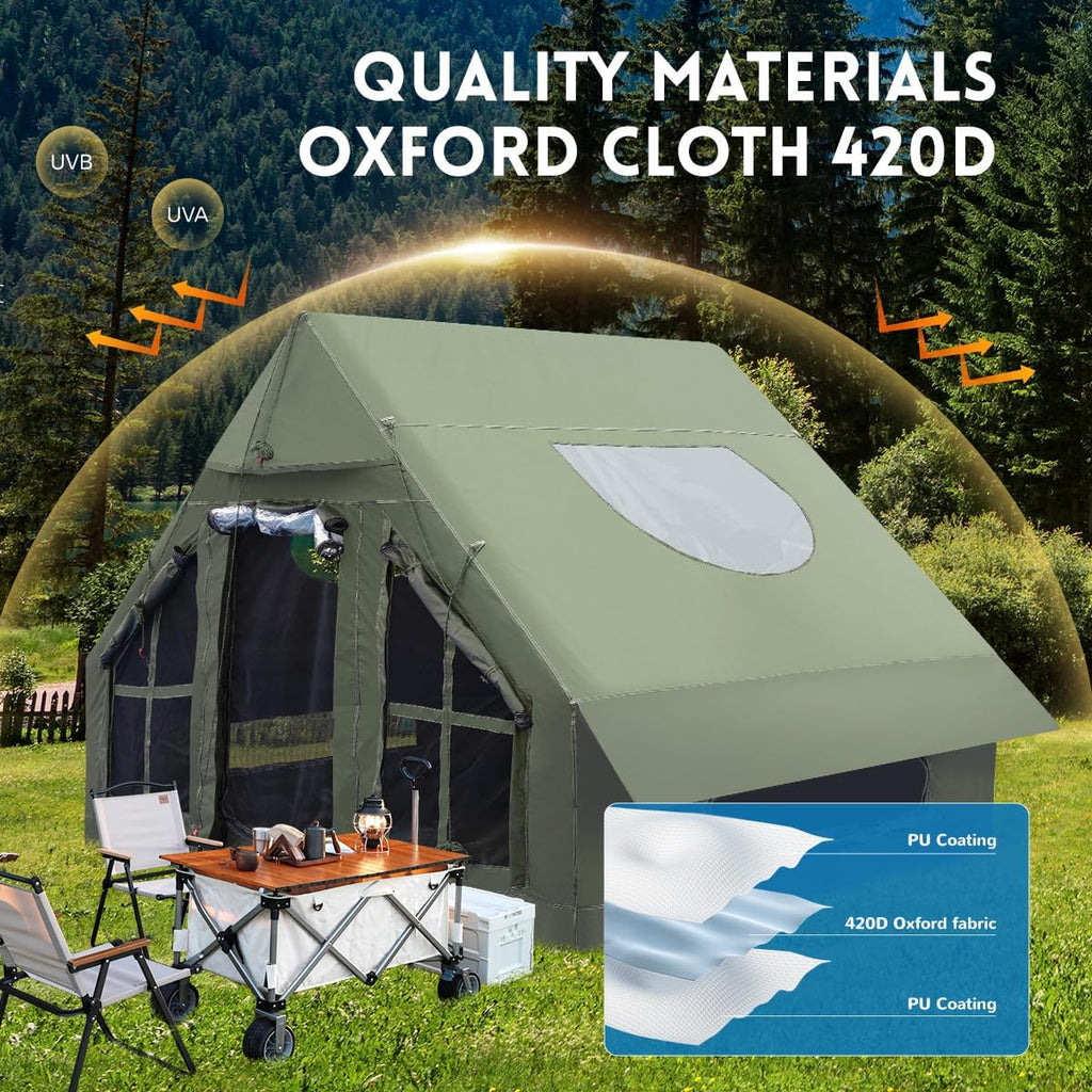 4 Season Inflatable Waterproof Camping Tent Q971759