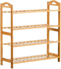4 Tier Natural Bamboo Shoe Rack I832