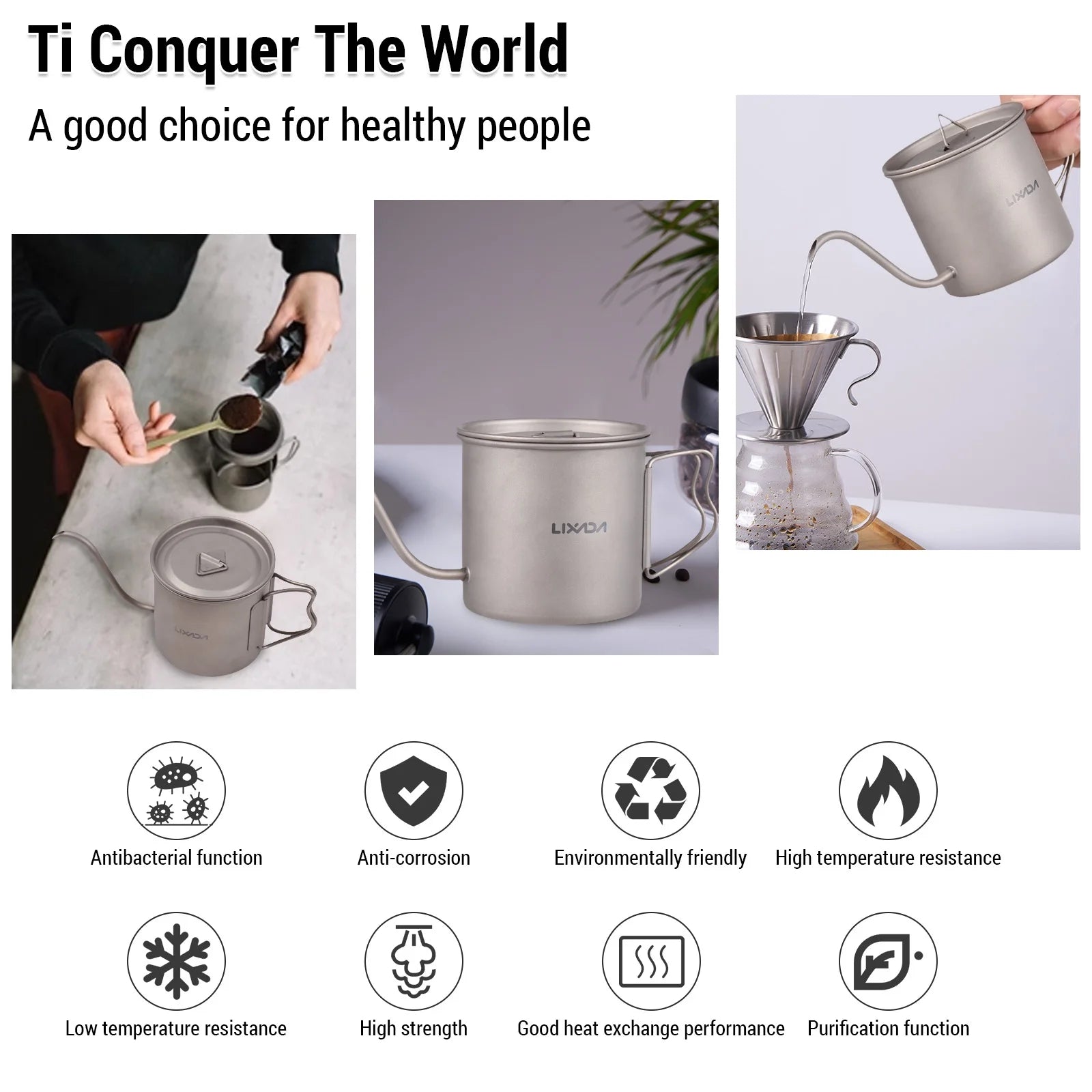 Mini Tea Water Gooseneck Pour Over Kettle B6271