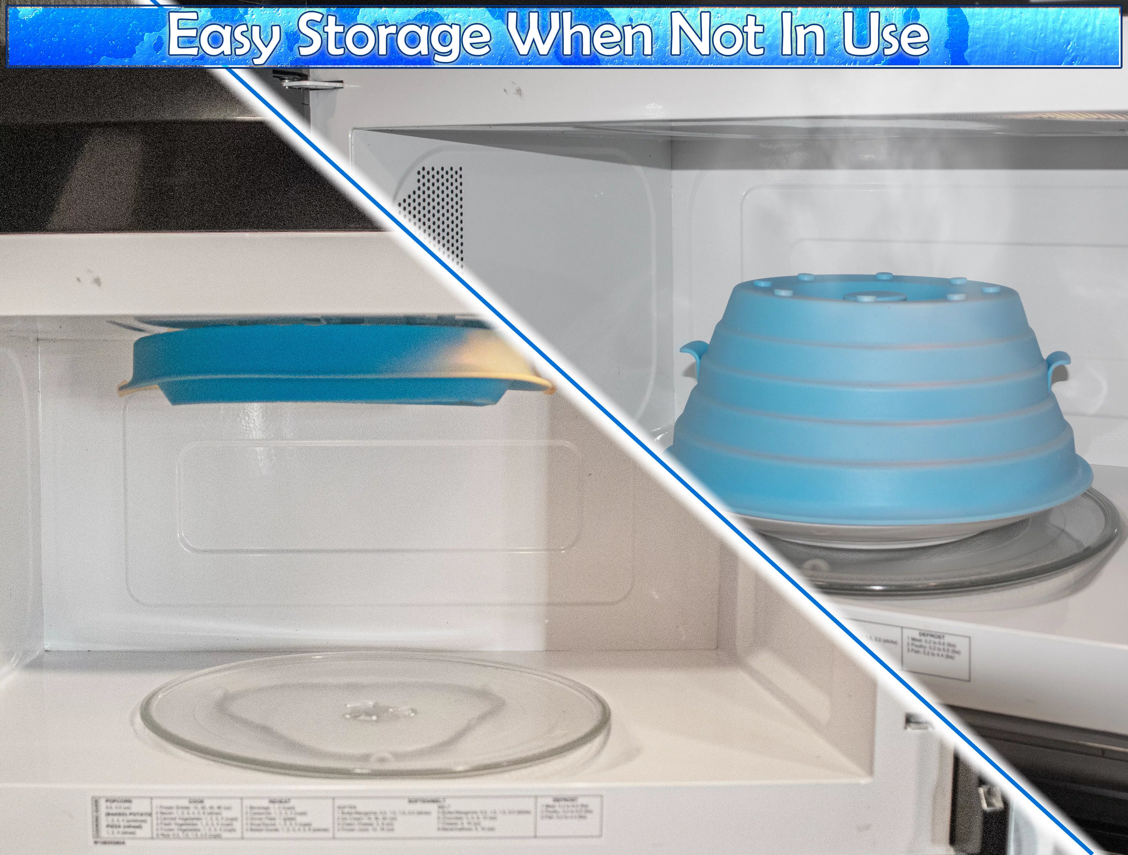 2 Magnetic Silicone Microwave Cover Lid E8246