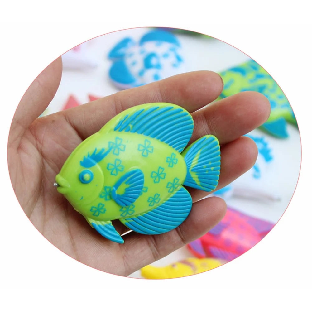 Magnetic Fishing Toy Set With 1 Fishing Rod and 6 Fishes W21930