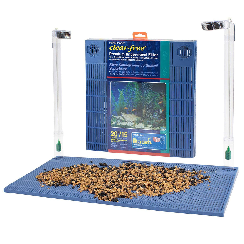 Clear-Free Under Gravel Aquarium Filter for 15 20 Gallon Tanks P413