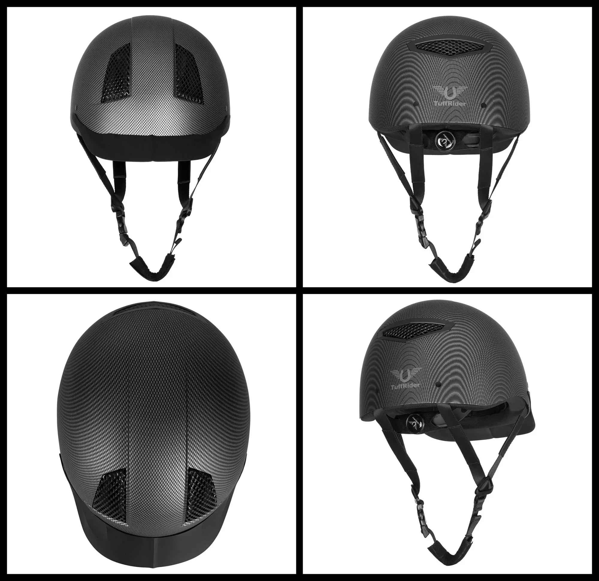 Carbon Fiber Print Helmet Large O1814