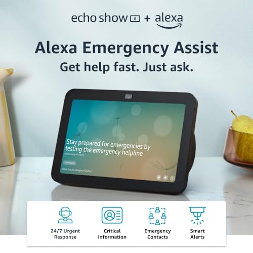 Charcoal Echo Show 8 with Spatial Audio D850341