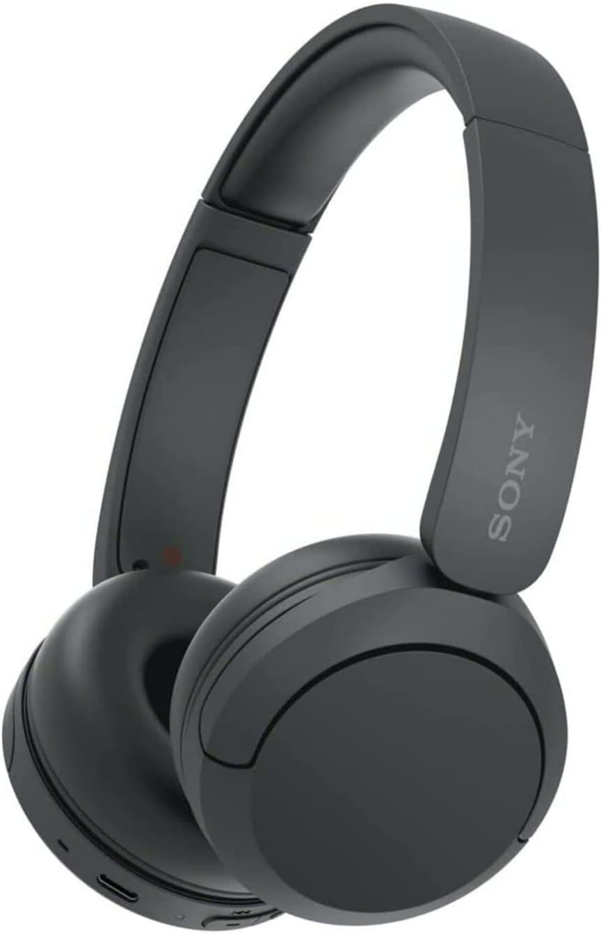Wireless Bluetooth On-Ear Headphones with Microphone (Black) Bundle In-Ear Earbud Headphones (Black) (2 Items) W3159
