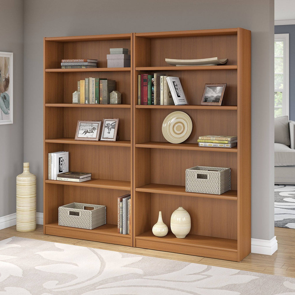 5 Shelf Bookcase Set of 2 A9613