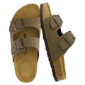 Cork Footbed Sandals with Genuine Suede Footbed L844