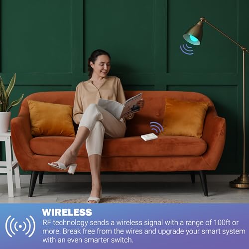 Self Powered Wireless Smart Dimming Switch for Philips Bulbs J8964