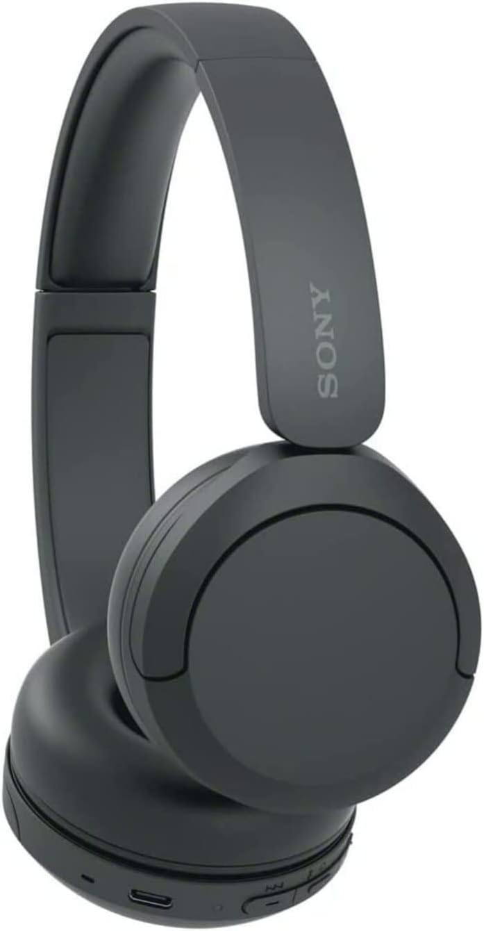 Wireless Bluetooth On-Ear Headphones with Microphone (Black) Bundle In-Ear Earbud Headphones (Black) (2 Items) W3159