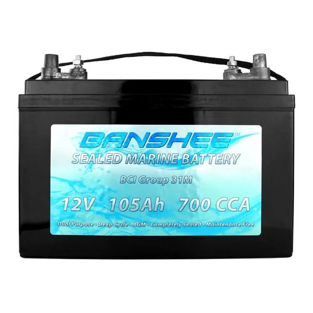 Group 31 Deep Cycle Sealed AGM Marine Battery Q46015