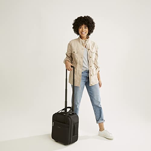 Black Softside Underseat Rolling Work Bag H63284