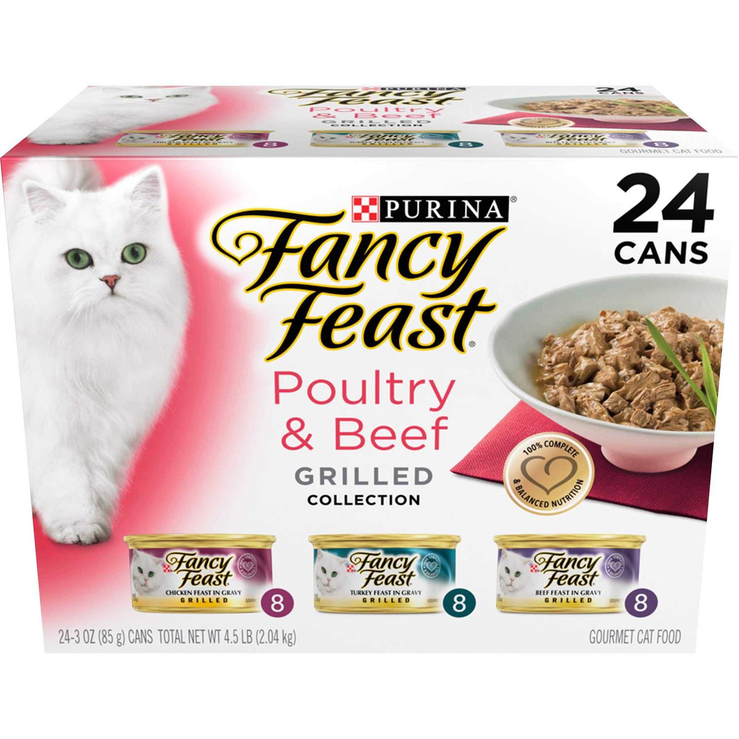 Grilled Poultry & Beef Collection Variety Pack Wet Cat Food I99186