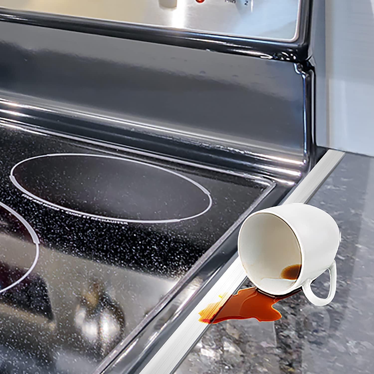 Stainless Steel Stove Gap Cover (2 pcs) I518000