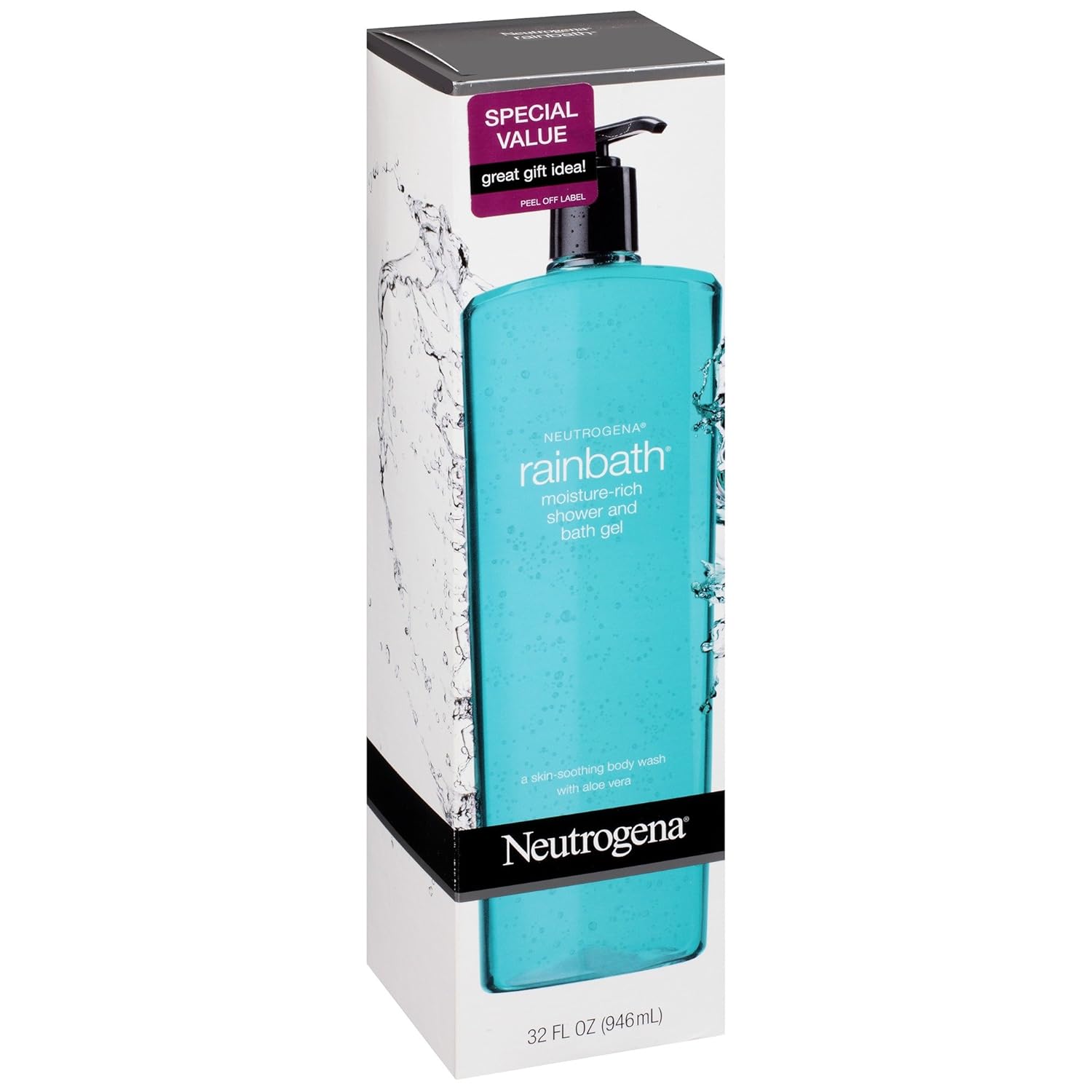 Moisture Rich Shower and Bath Gel, 32 Ounce P954