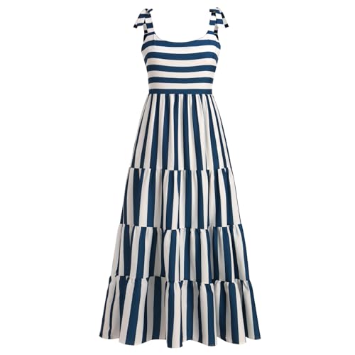 Square Neck Spaghetti Strap Maxi Dress with Pockets Z492127