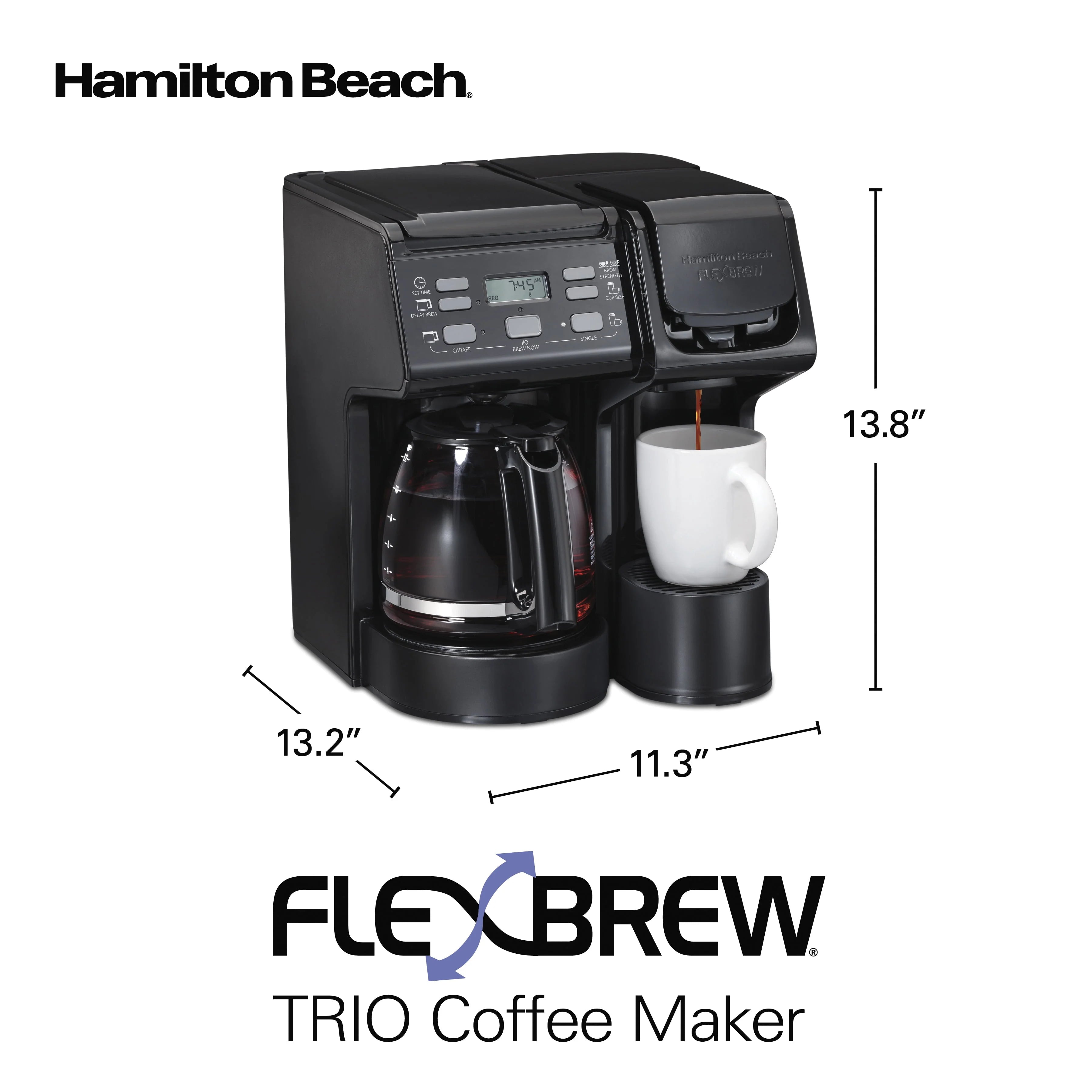 Black Coffee Maker Y4711