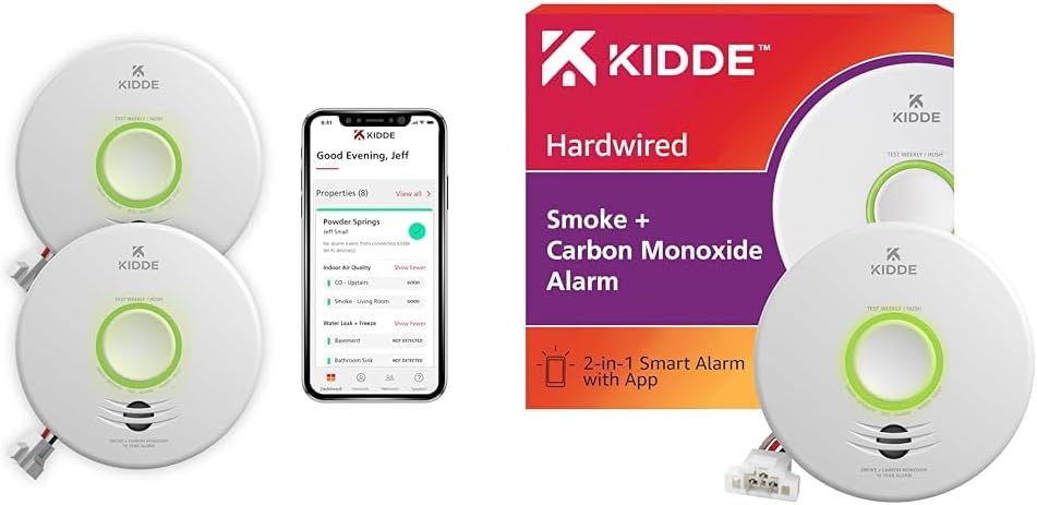 Smart Smoke & Carbon Monoxide Detector Hardwired w/Battery Backup 3 Pack N30056