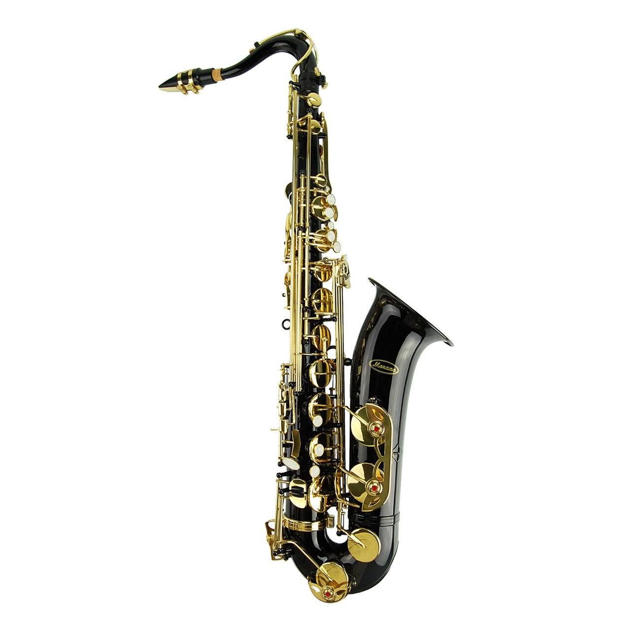 B Flat Black Tenor Saxophone with Case S7794