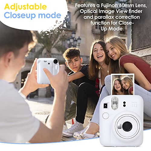 Lilac Purple Instant Camera with 60 Sheets Instant Film Bundle T340