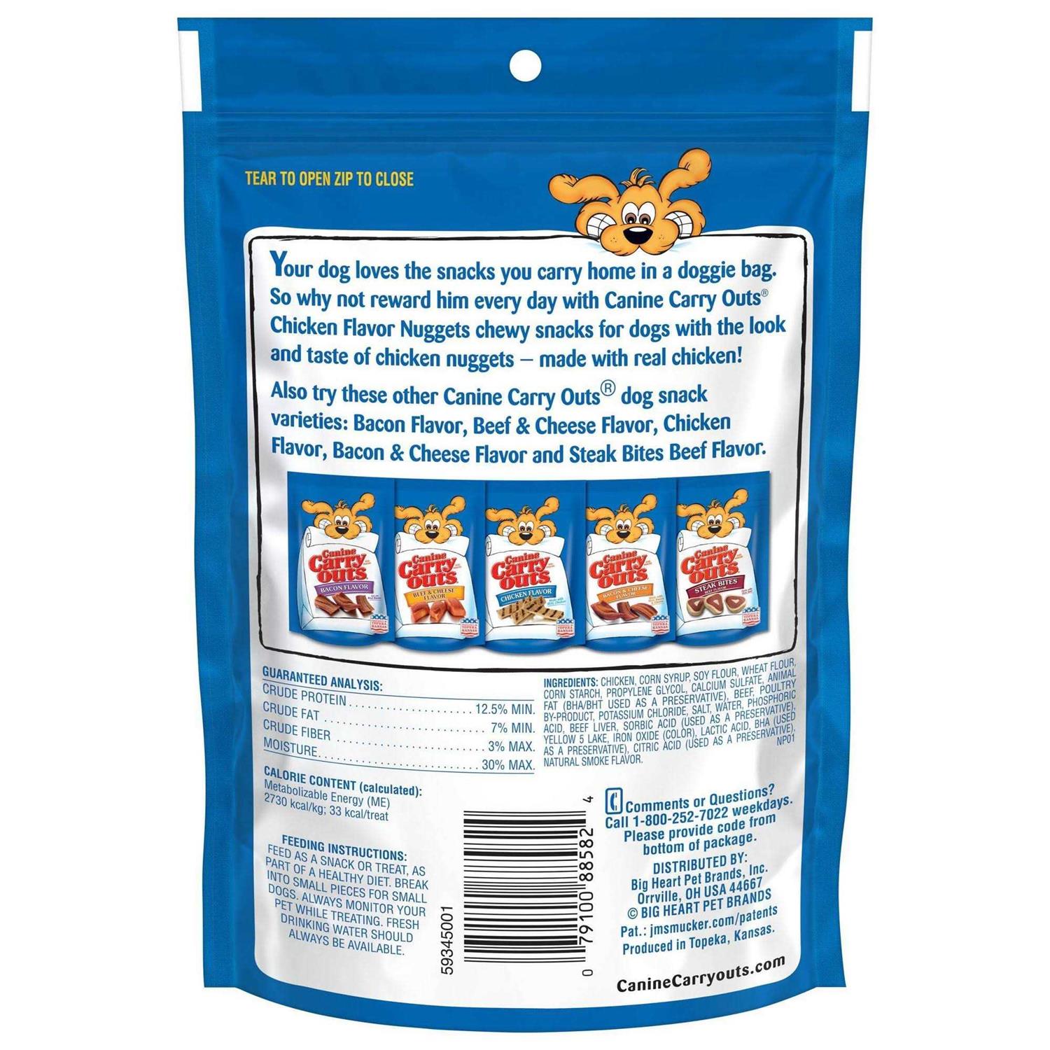 Chicken Flavor Nuggets Dog Snacks X4556