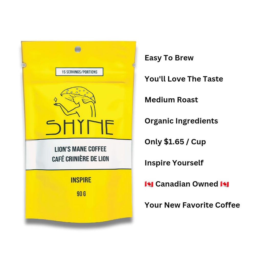 Organic Lion's Mane Instant Coffee with Mushroom Extract C4369