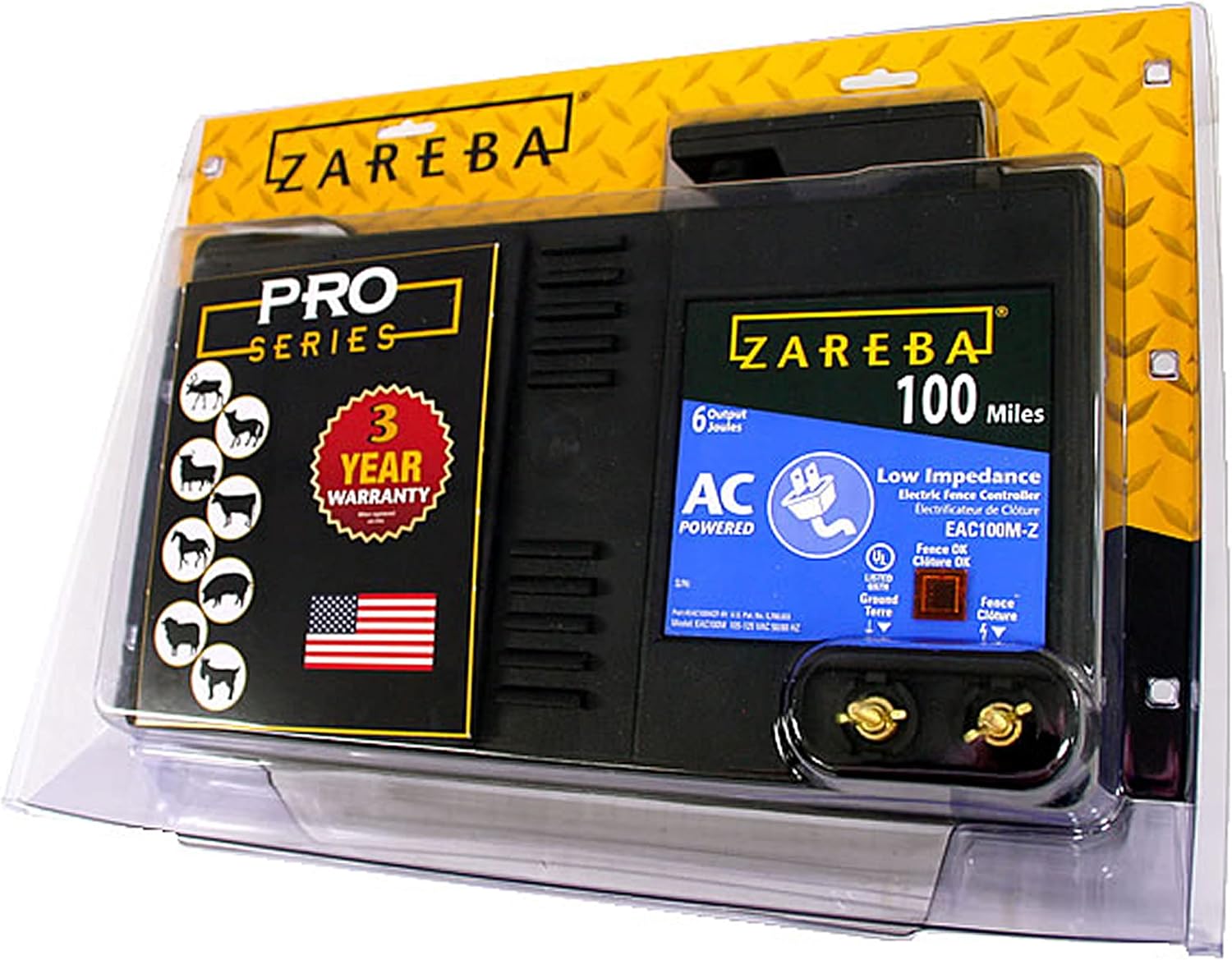 100 Mile AC Low Impedance Electric Fence Charger J847076