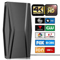 Amplified Digital TV Antenna Indoor 420 Miles Range 30ft Coax HD TV Cable Pack of 2 K29427