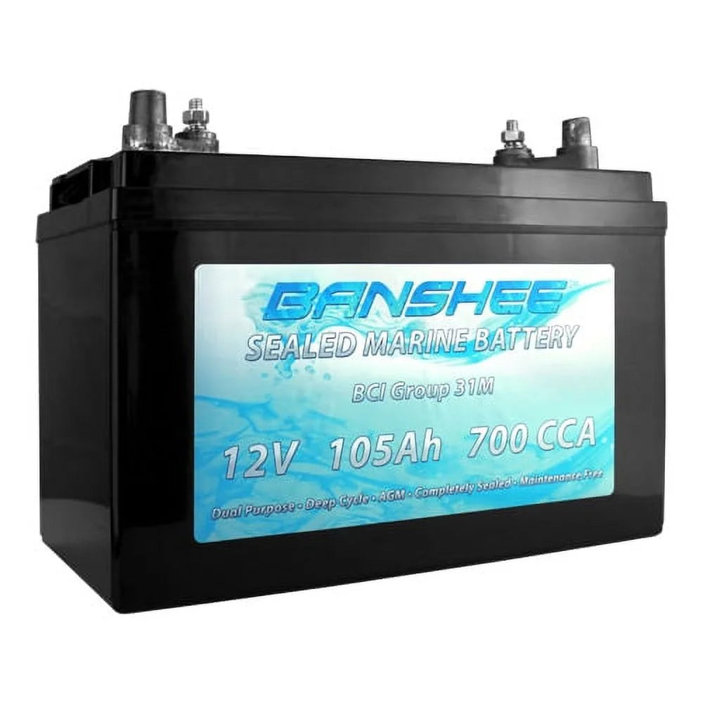 Group 31 Deep Cycle Sealed AGM Marine Battery Q46015