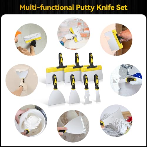7-Piece Stainless Steel Putty Knife Tool Set H192973