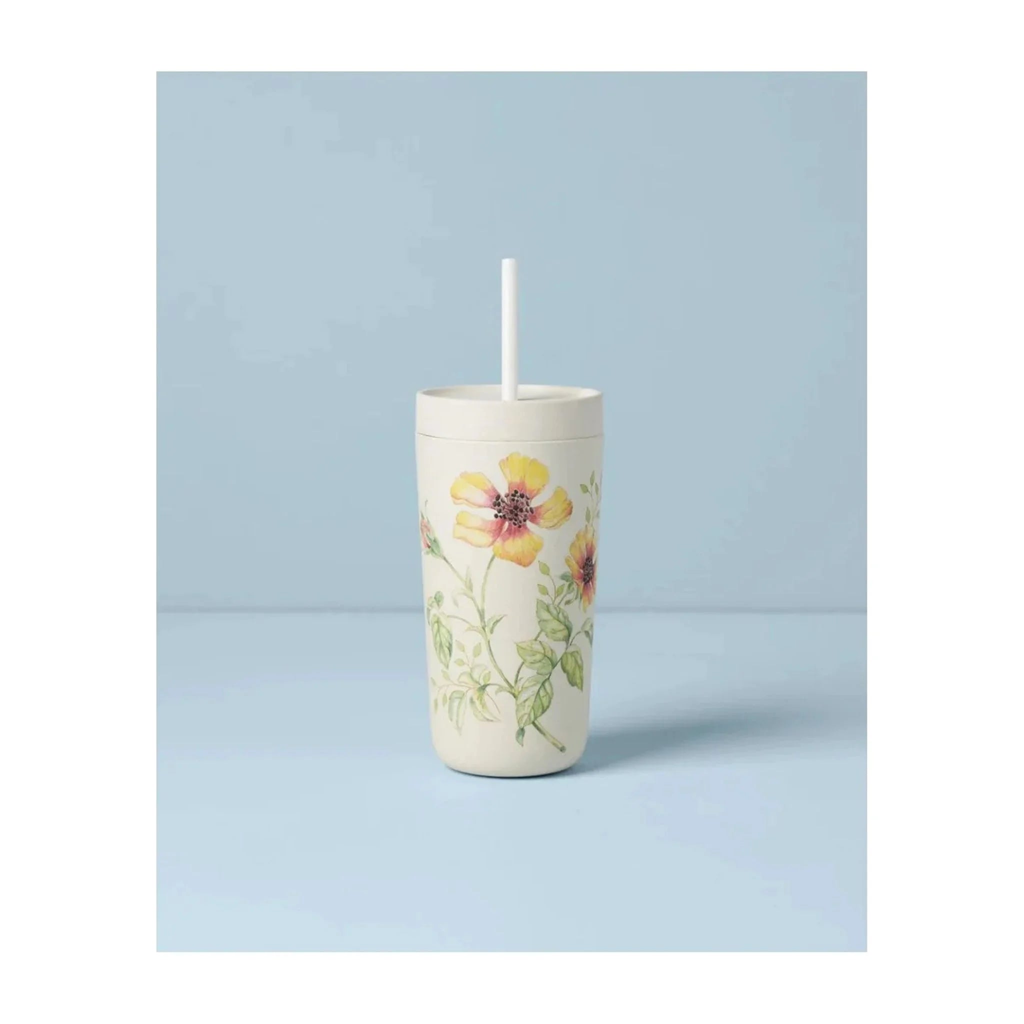 Bamboo Tumbler With Straw S1768