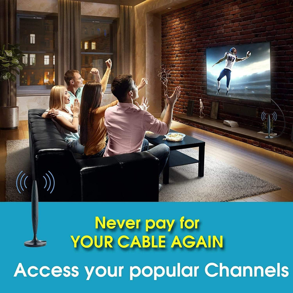 Amplified TV Antenna with 20 ft Coaxial Cable C7914