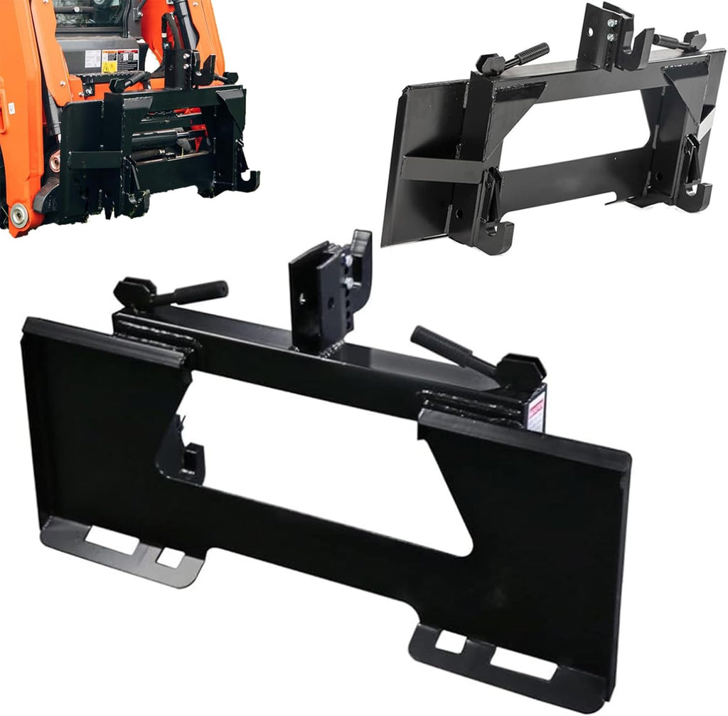 Front Loader Tractor Quick Hitch Adapter Cat 1 Conversion, Modified 3-Point Attachment B949349