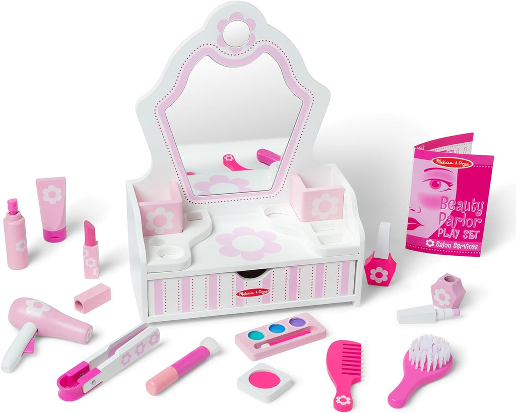 18 pcs Wooden Beauty Salon Play Set U3892