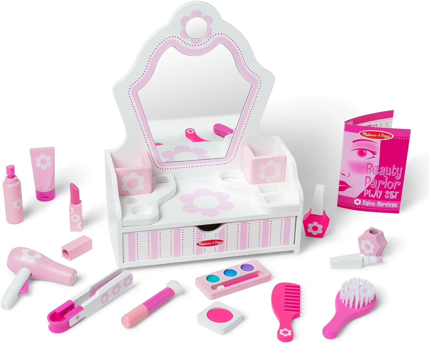 18 pcs Wooden Beauty Salon Play Set U3892