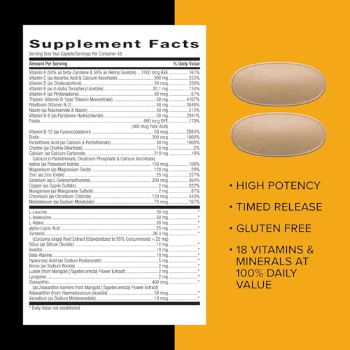 Mega Men Sport Multivitamin Caplets, Timed Release, 180 ct I3249
