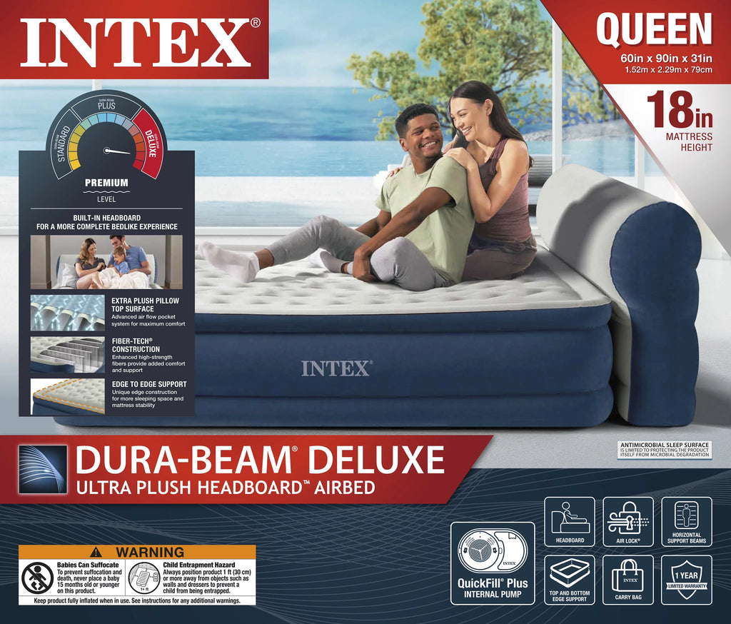 Queen Air Bed with Built-in Pump X873963