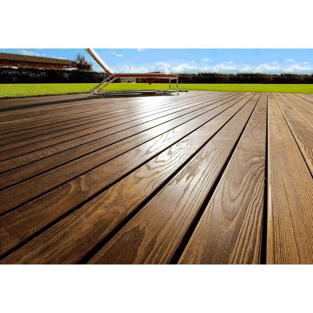 Thermally-Treated Premium Ash 4-Sides Oiled Decking Board U928355