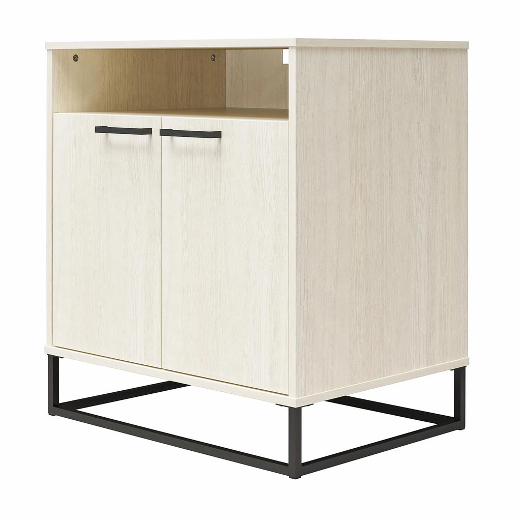 Ivory Oak 2 Door Accent Cabinet I285377