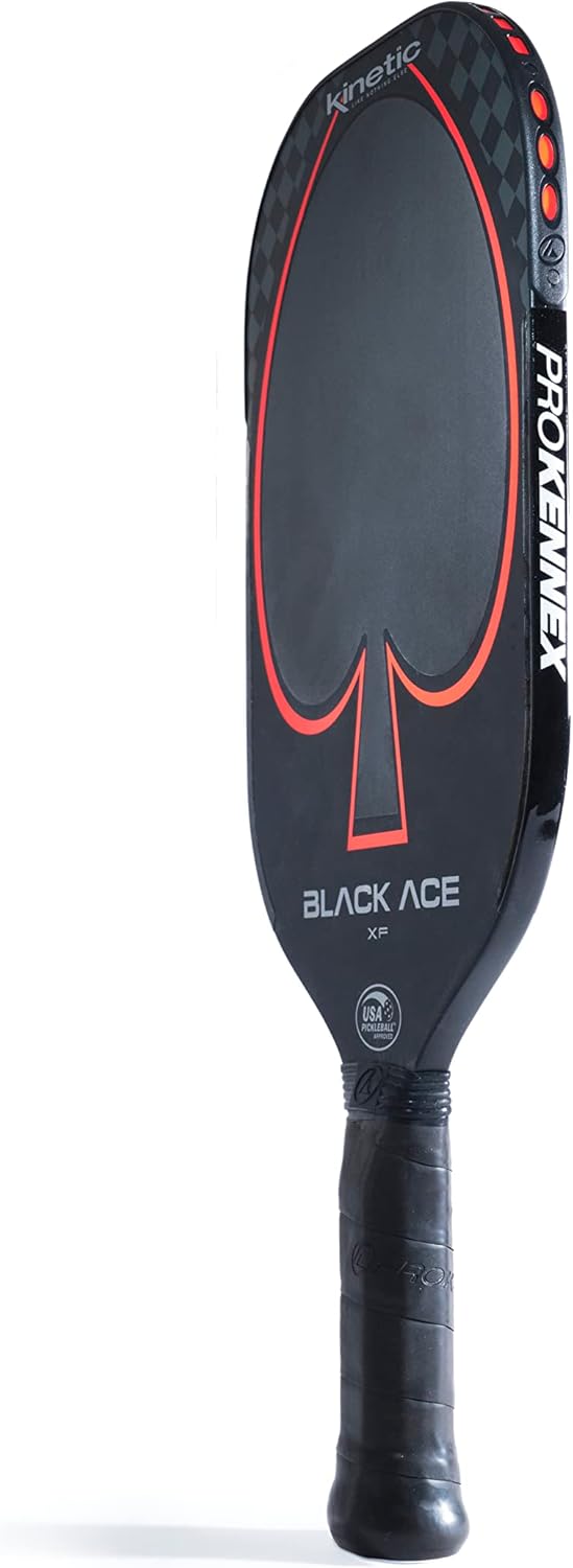 Black Ace XF Pickleball Paddle with Carbon Fiber Face C180