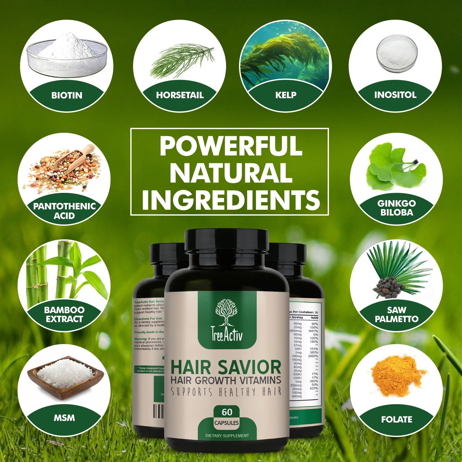 60 Capsules Hair Growth Supplement P670892
