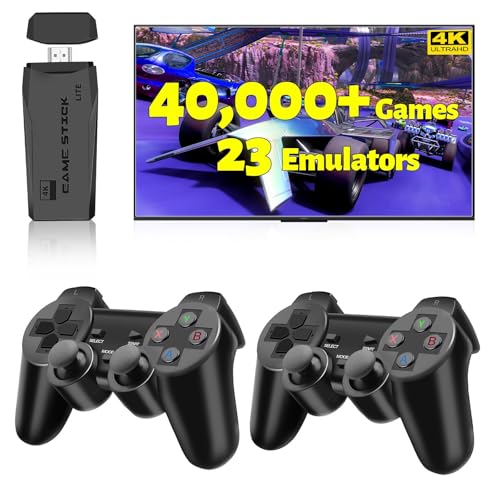 4K HDMI Gaming Console with 2 Wireless Controllers 64GB F79227