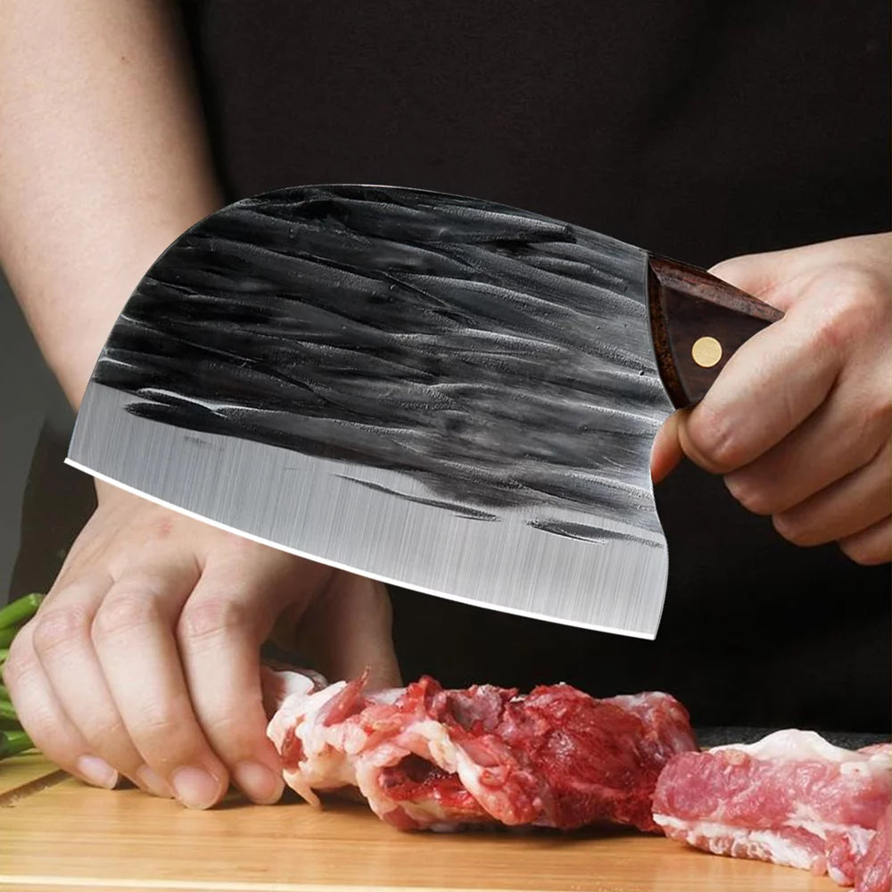 6" High Carbon Steel Full Tang Meat Cleaver Knife I531