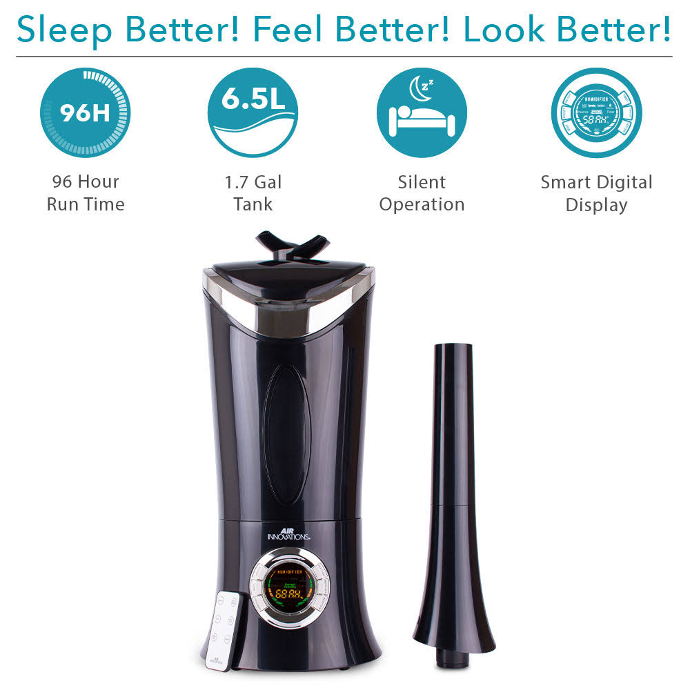 Black 1.4 Gallon Ultrasonic Humidifier X46250