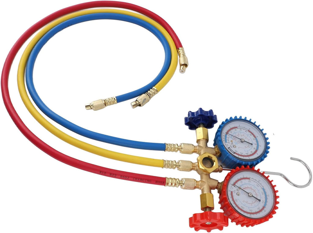 Double Head Anti Shock Vacuum Pressure AC Gauge Set K4842