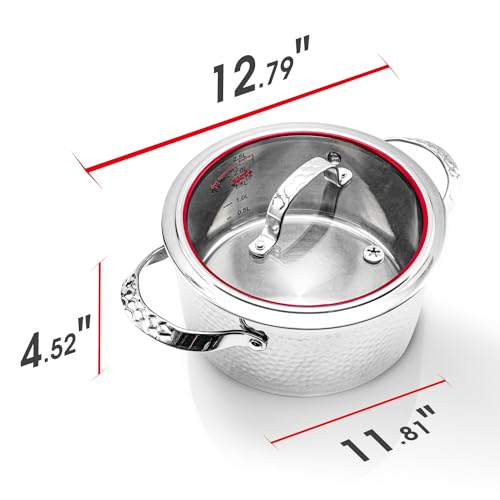 Stainless Steel Stockpot 10 Quart with Lid B87111