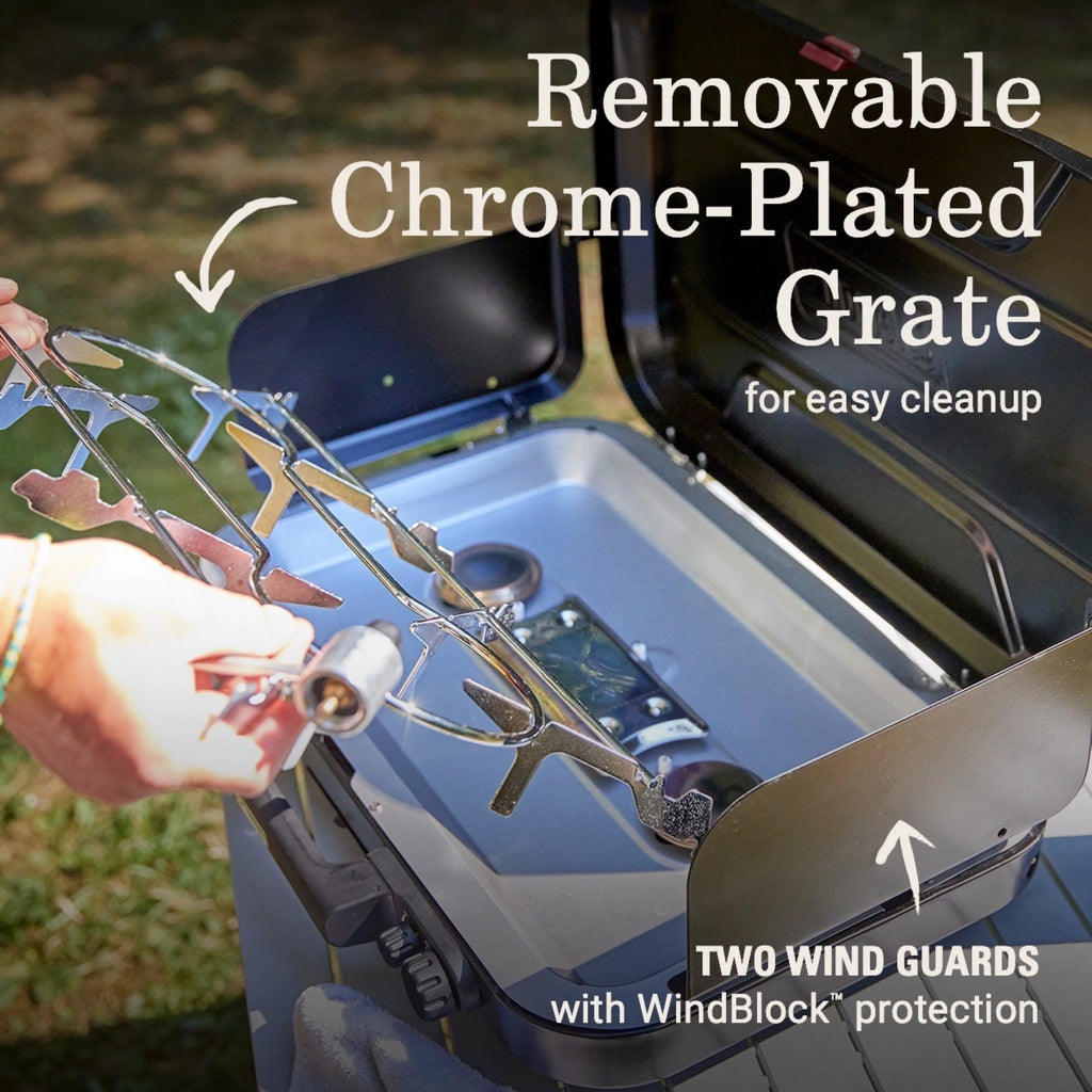 Black 3 Burners Camping Stove X7880