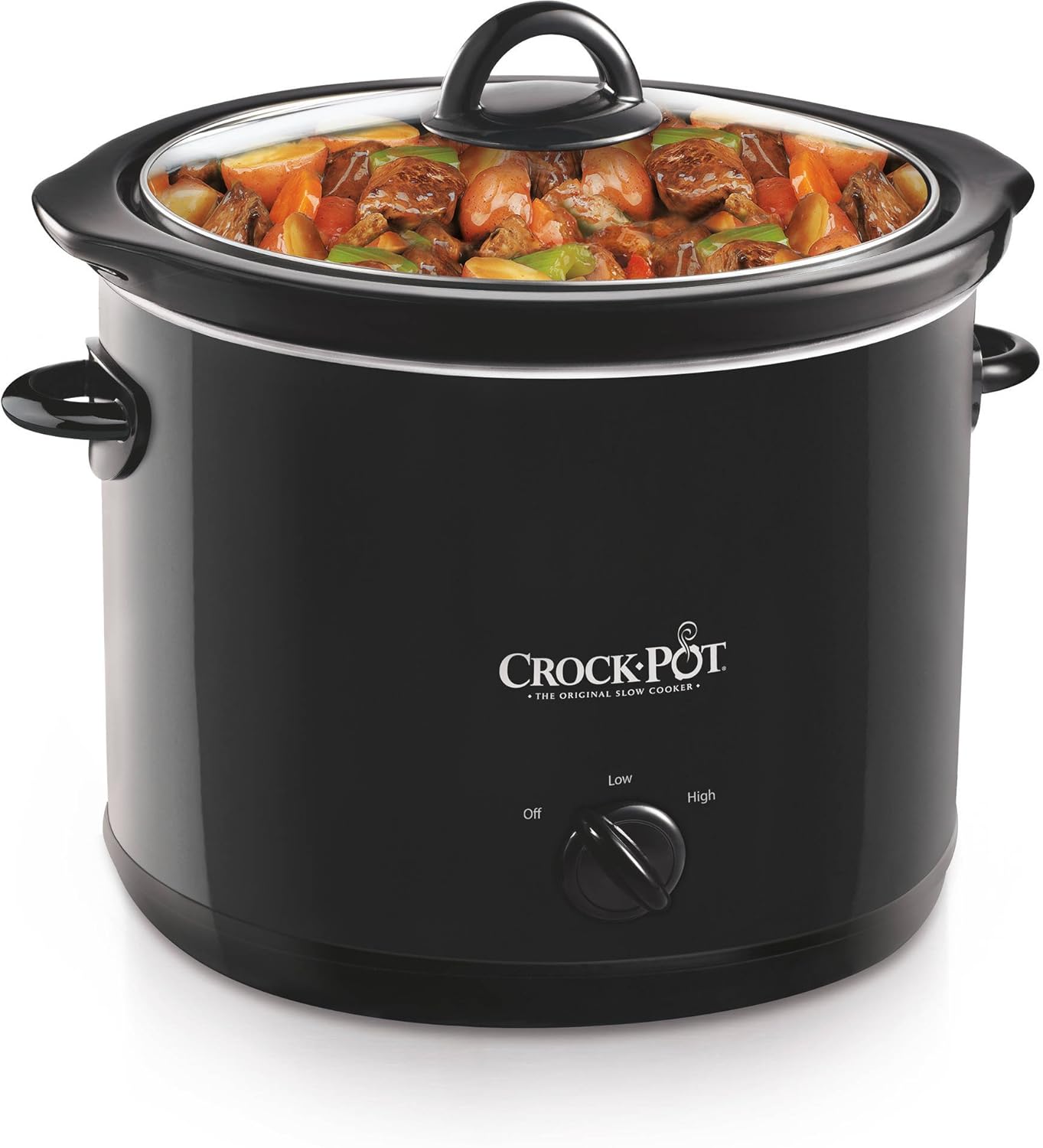 4-Quart Manual Slow Cooker, Black T357745