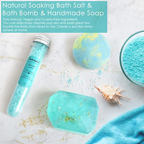 Bluish-Green Spa Gift Basket Set R48439